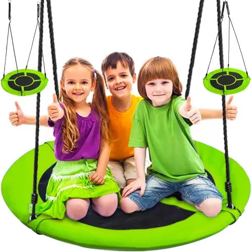 Hinta gólyafészek 100 cm zöld-fekete 23514