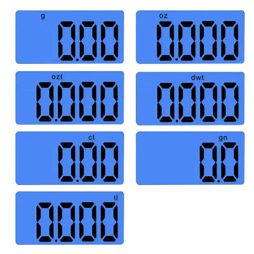 Zsebmérleg 500 x 0,1 g lehajtható fedéllel 23573