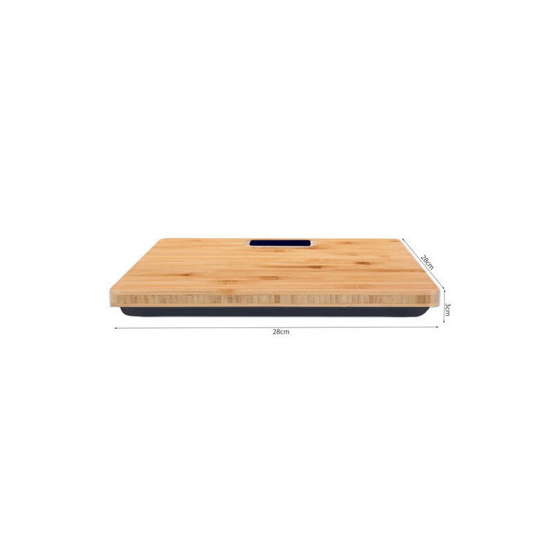 Fa burkolatú LCD fürdőszobai mérleg - Ruhhy 22522