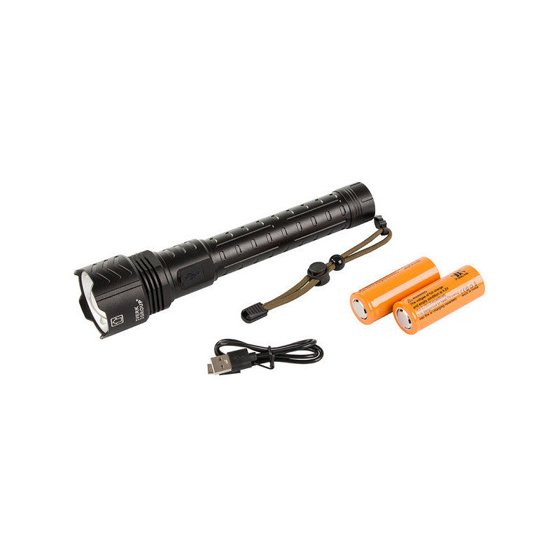 Katonai, nagy teljesítményű zseblámpa Cree XHP160 LED-del