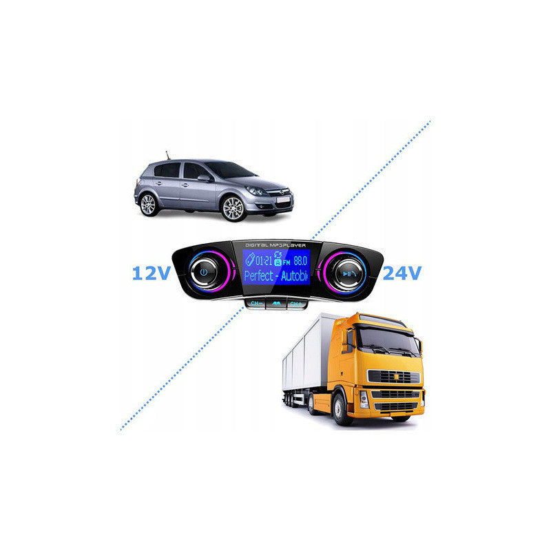 8 az 1-ben Bluetooth-os Autós FM sugárzó USB-vel