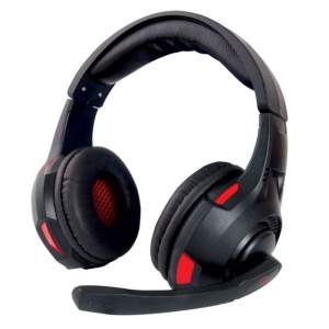 Esperanza Gaming fejhallgató mikrofonnal fekete/piros