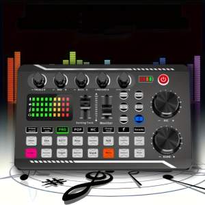 LED hangkeverő pult – multi-effekt audio vezérlés hangerővel, basszussal, track módokkal